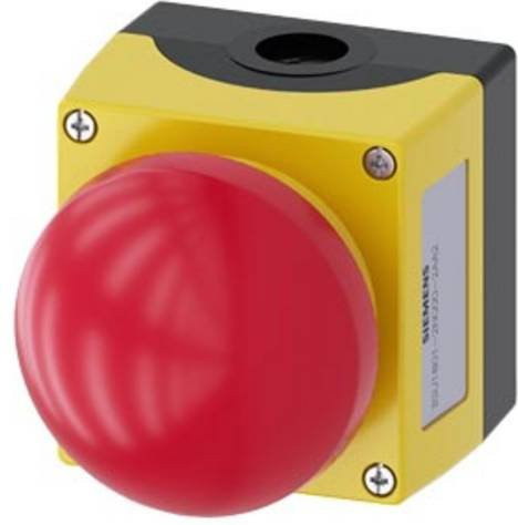 Siemens Pushbutton Gehäuse 3SU1801-2NG00-2AA2 in Gelb und Rot mit Schutzart IP66, IP67, IP69K aus Kunststoff - Bild 1