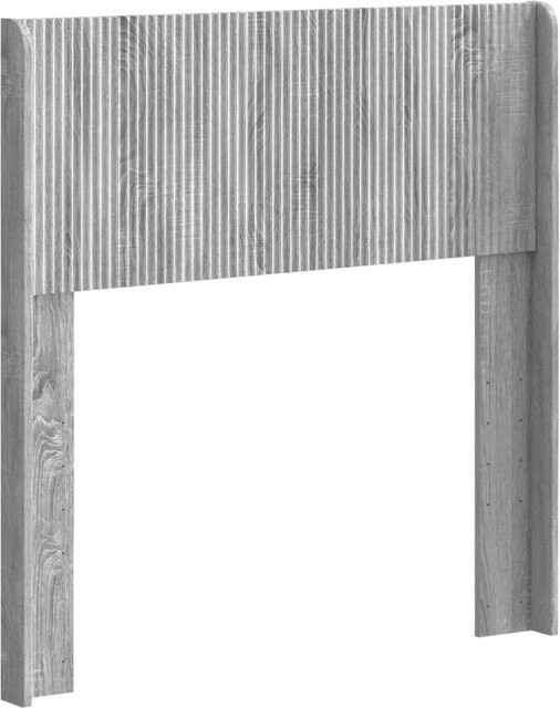 vidaXL Kopfteil aus Holzwerkstoff in Grau Sonoma Optik mit mattem Finish - Bild 1