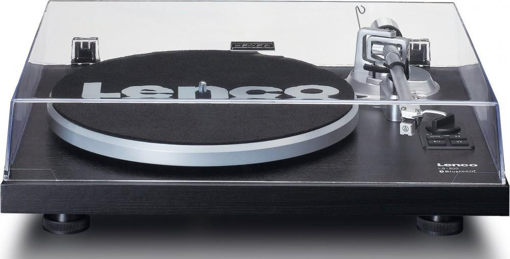 Lenco LS-500BK HiFi-Plattenspieler mit Bluetooth und Lautsprecherset in Schwarz - Bild 4