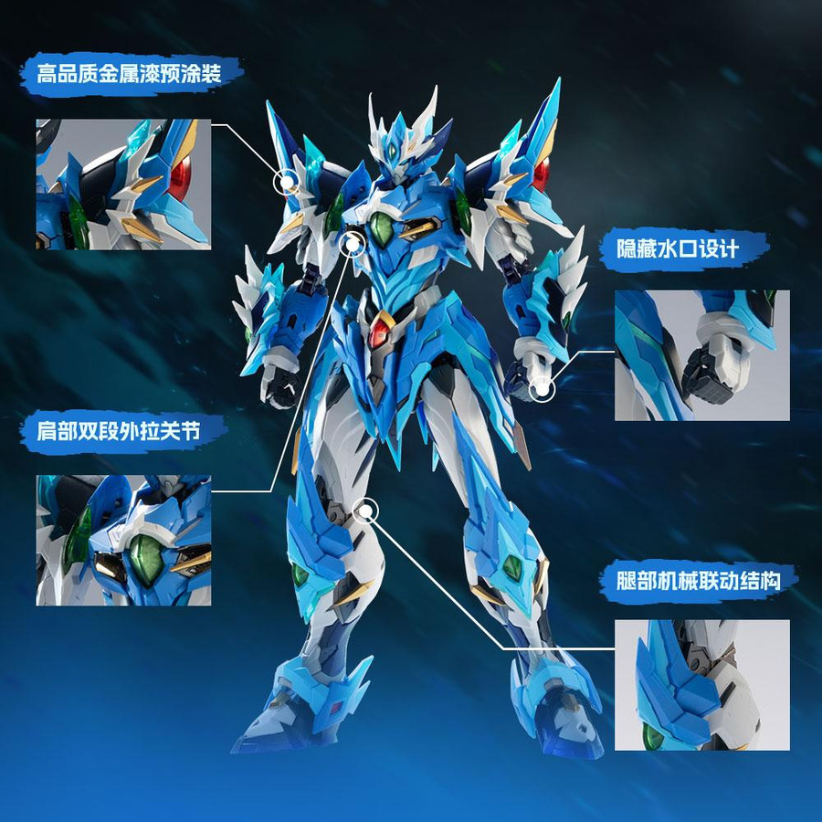 Motor Nuclear AoBing Montage Modellbausatz Actionfiguren Mecha mit Drachenfigur - Bild 3
