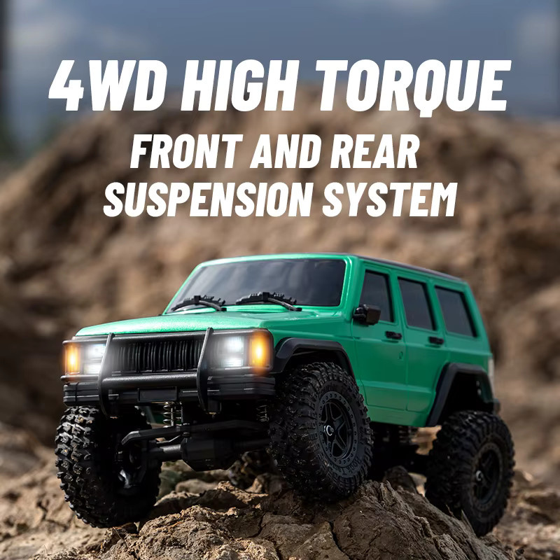 JIKEFUN RC Auto Crawler, 1:18, 4WD, ferngesteuert, Off-Road Modell Auto - Bild 3