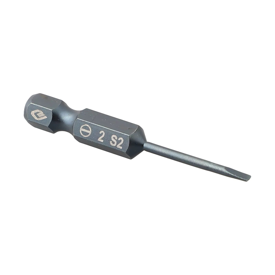 Vibratite Magnetischer Schlitz Schraubendreher Bit aus Legiertem Stahl, Grau, Länge: 50 mm - Bild 2