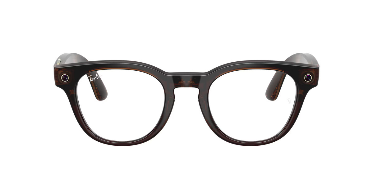 Ray-Ban Meta RW7002 SCRIBER OPTICS Smart Brille in Braun mit Wi-Fi und Bluetooth - Bild 1