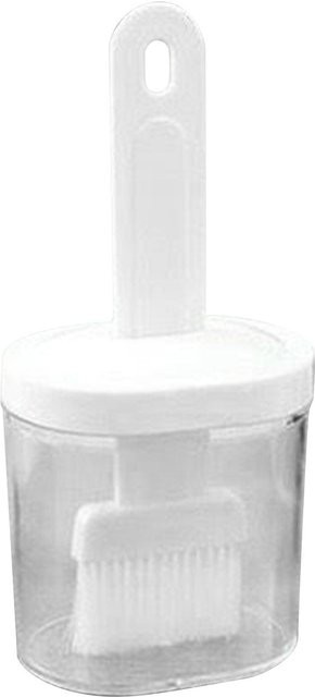 TOMTOP JMS Ölspenderflasche mit integrierter Silikon-Ölflaschenbürste, hitzebeständig, weiß - Bild 1