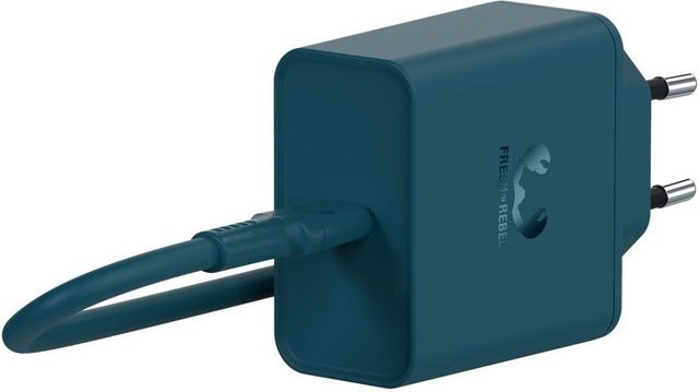 BASE DUO Kabellose Doppel-Ladestation mit 30W Power Adapter, Petrol Blue - Bild 1