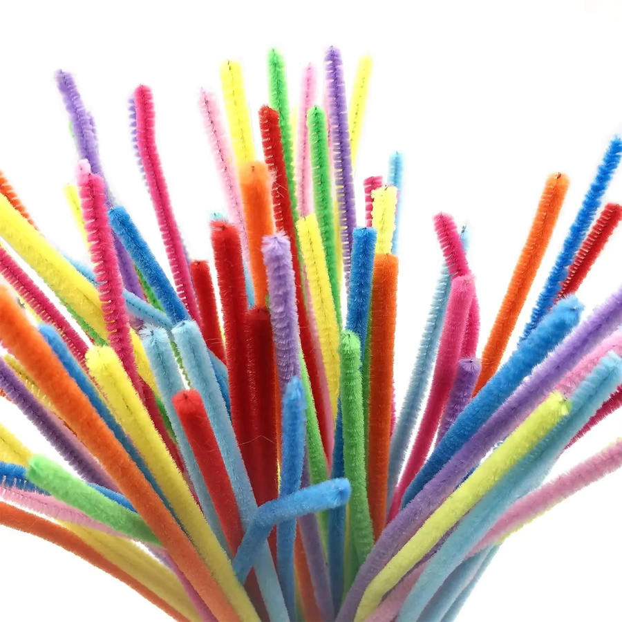 Colorful Chenille Stems Pipe Cleaners, 100-teiliges Set, multicolour - Bild 2