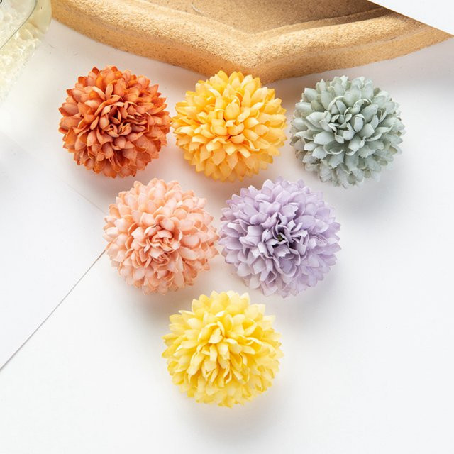 XIAOYINMO Künstliche Seiden-Blumenbälle in Grün und Multicolour für Hochzeiten und Heimdekoration - Bild 1