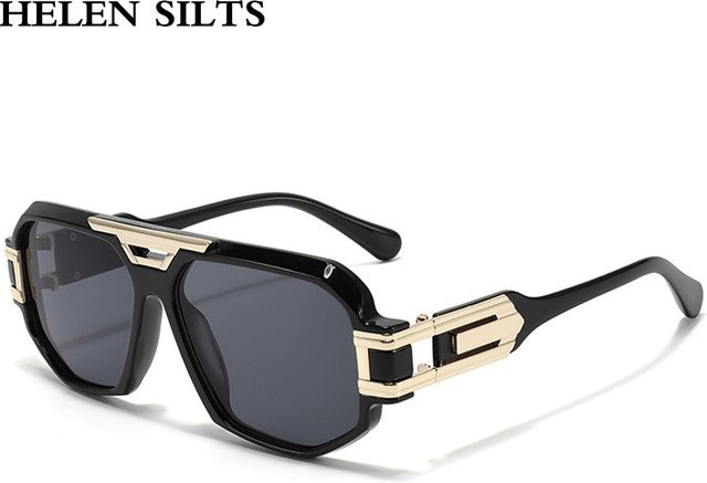 Helen Silts Sonnenbrille, quadratisch, Vollrand, schwarz, Damen - Bild 1