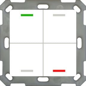 MDT technologies Taster Light 55 4-fach RGBW-Taster in Weiß BE-TAL5504.01 - Bild 1