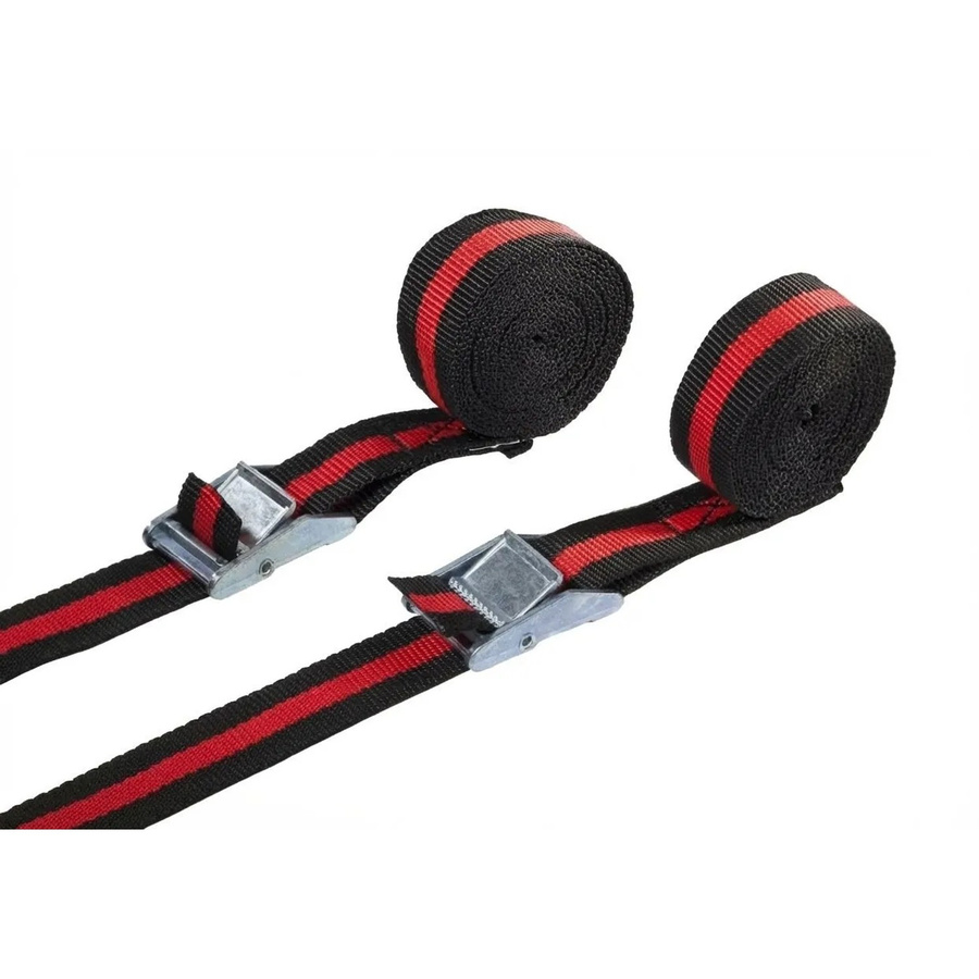 BGS Do it yourself Spannband-Satz mit Schnellverschluss, 2-teilig, Schwarz, Länge: 2,5 m, Breite: 25 mm - Bild 3