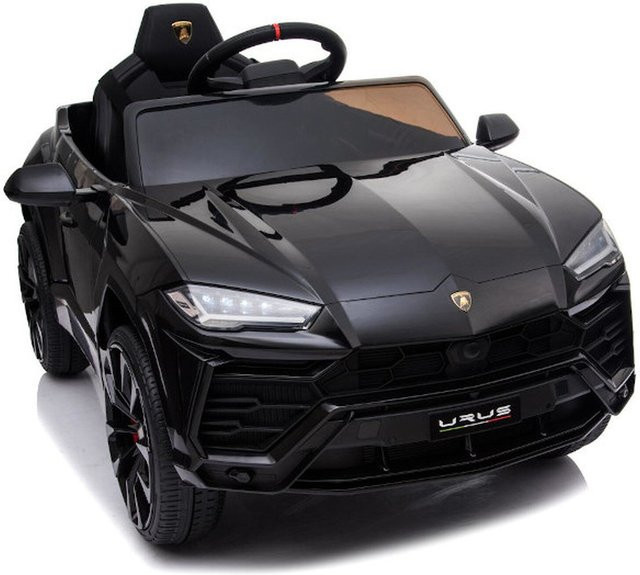 TPFLiving Lamborghini Urus, Elektro-Kinderauto, schwarz, mit Ledersitz und Sicherheitsgurt - Bild 1