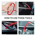 CHSYX Auto Werkzeug Set zum Öffnen von Autotüren mit Grabber, Lock Pick Set und Luftkeil sowie Pumpe für LKW und PKW - Bild 3