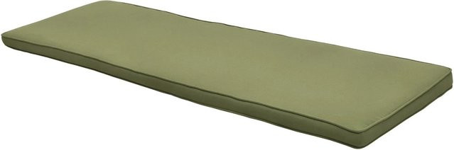 Beautissu Loft BK Auflage Bankkissen Sitzkissen in Olivegrün, B/T/H: 120 x 48 x 5 cm - Bild 1