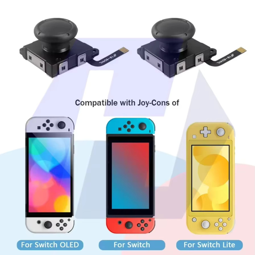 Ersatz Hall Effect Joystick in Blau für Nintendo Switch, Lite und OLED Joycon mit hoher Empfindlichkeit gegen Stick Drift - Bild 2