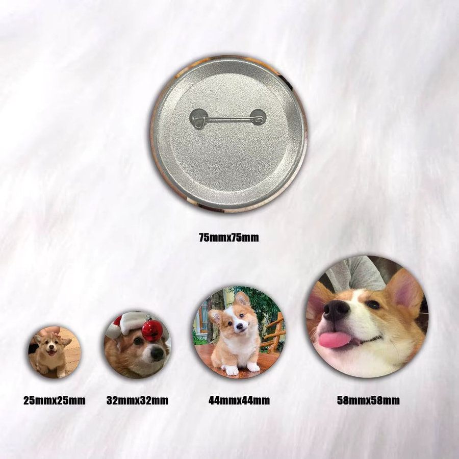 Brosche Corgi-Hund, Bunt, Unisex - Bild 2