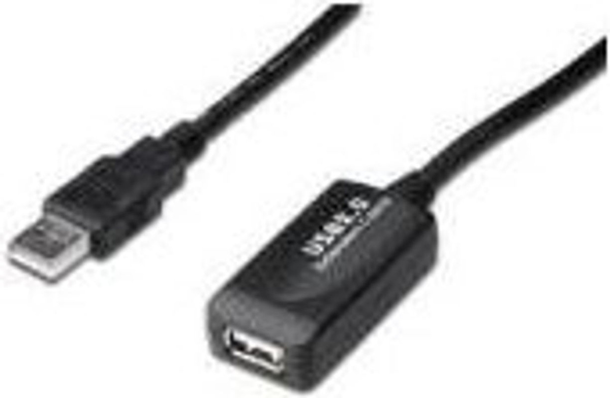 Digitus Aktives USB 2.0 Verlängerungskabel USB-A auf USB-A, Schwarz, 20 m - Bild 2