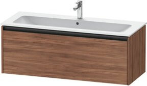 Duravit Waschtischunterschrank Ketho.2 in Nussbaum Natur, Wandhängend, B/T: 121 x 48 cm - Bild 1