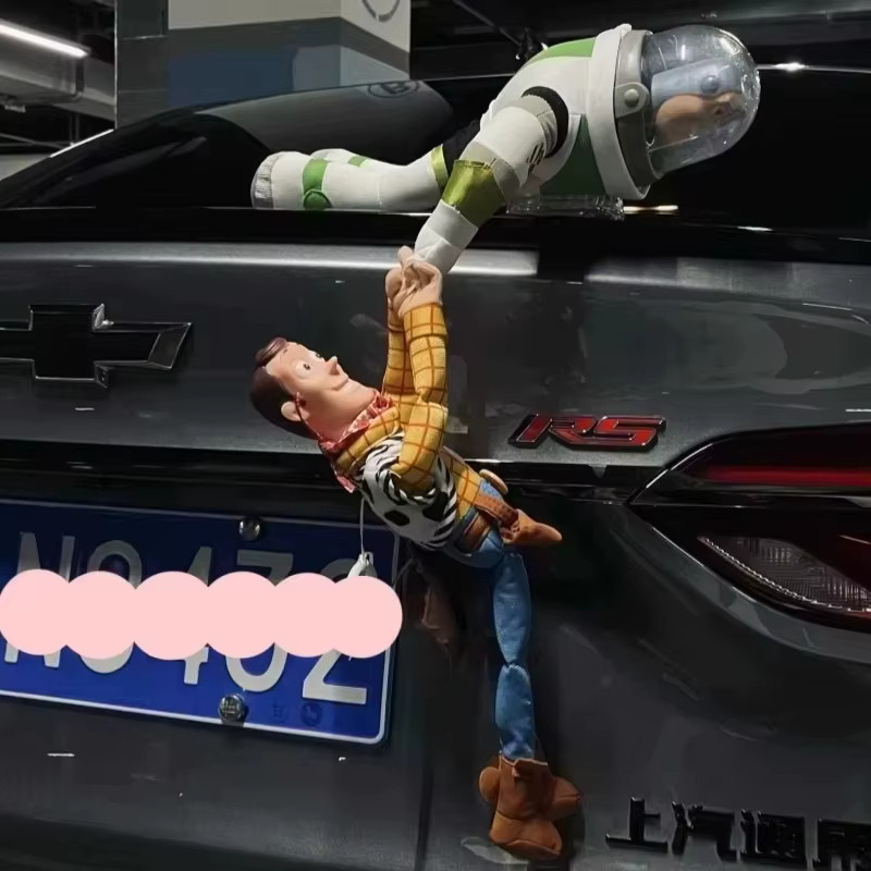 Bandai Disney Toy Story Sherif Woody Buzz Lightyear Auto Puppen, 45 cm - Bild 4