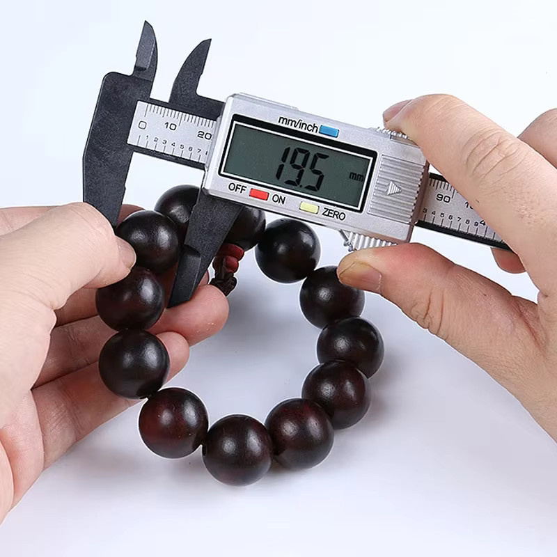 HQstrap Digitaler Messschieber, Carbon Faser Verbundwerkstoffe, Schwarz, Unisex - Bild 2