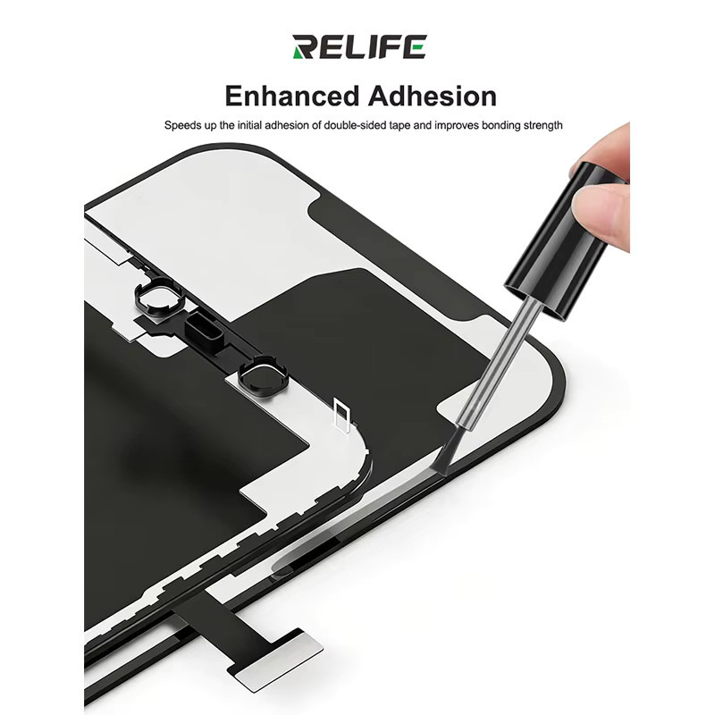 RELIFE G-22 Doppelseitiger Klebstoff-Primer für Kunststoff, Glas und Handyrahmen in Transparent mit integriertem Pinsel zur Verbesserung der Haftung - Bild 3