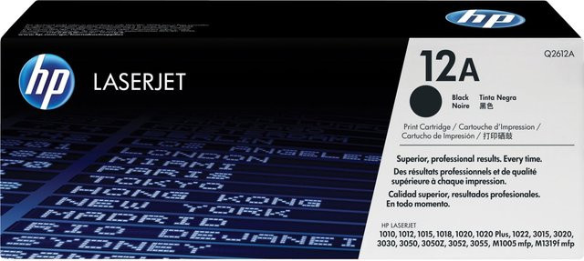 Original HP Toner 12A Q2612A Schwarz für Laserdrucker - Bild 1