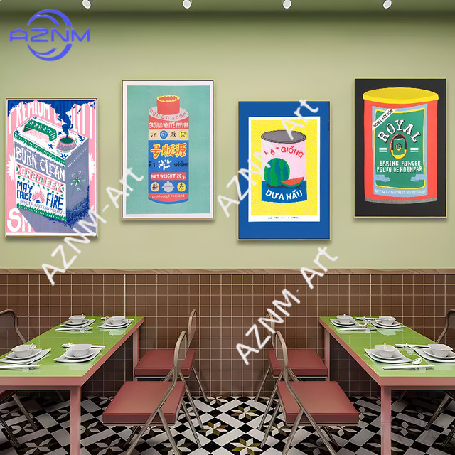 KAYOU Klassisches Anime-Poster mit japanischem Zitronensaft-Blüten-Motiv in Pink und Multicolour zur Wanddekoration - Bild 1