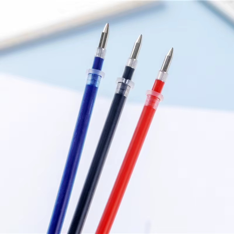 MOONBIFFY Gel Stift Refill Set mit 100 Stück, löschbare Tintenpatronen 0,5 mm in Blau, Schwarz und Rot - Bild 2