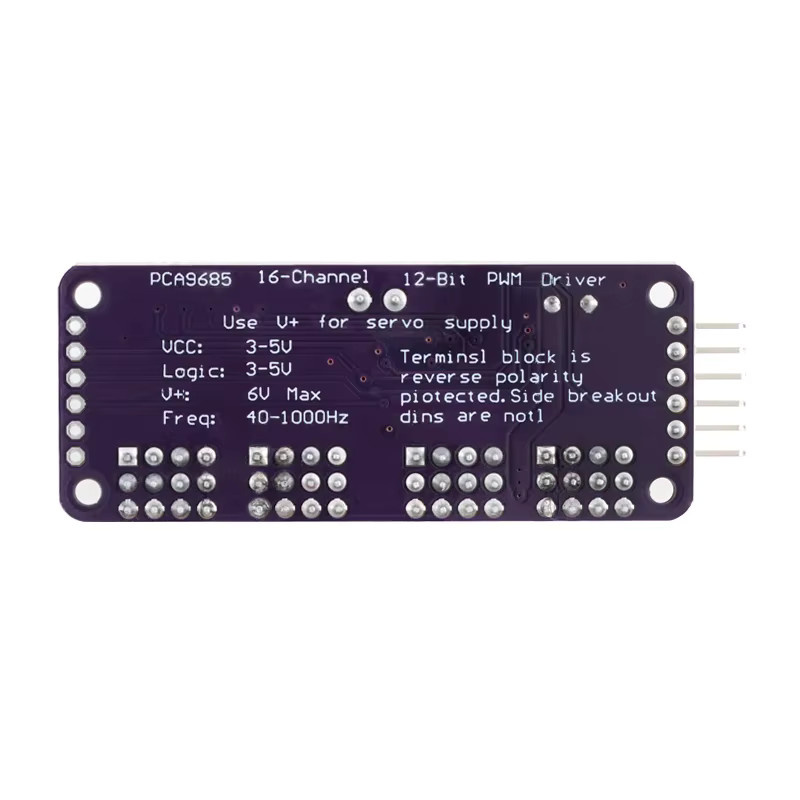 PCA9685 16-Kanal 12-Bit PWM Servo-Treiber mit I2C-Schnittstelle in Blau für Arduino und Raspberry Pi - Bild 3