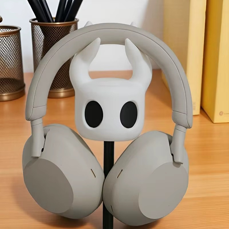 Gmarty Hollow Knight Silksong Spielfigur Kopfhörerständer und Controller-Halter in Weiß - Bild 2