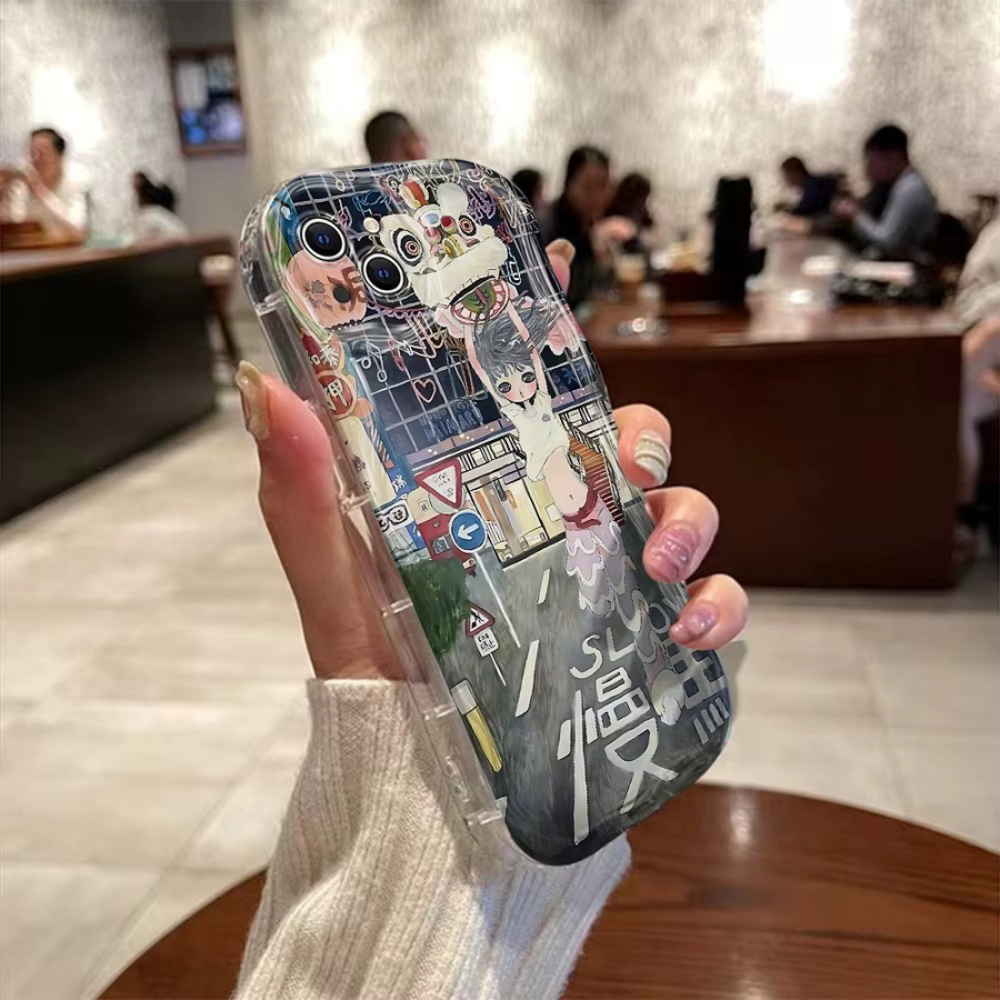 Aya Takano 3D Wave Luxus Hülle für Xiaomi Redmi Note 13 12 11 10 Pro Plus 4G 5G Multicolor - Bild 4