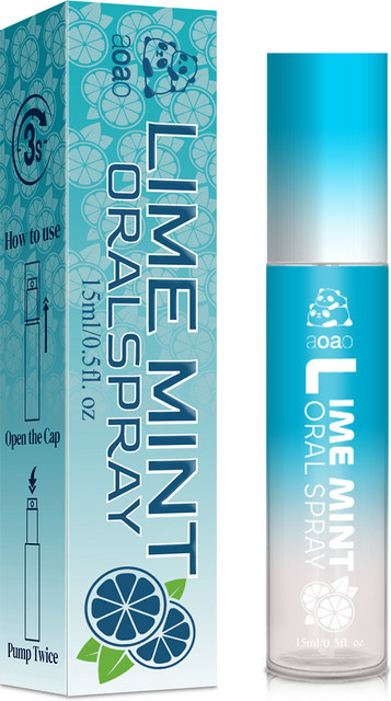 aoao Mundspray Zitrone Cool Mint, alkoholfrei - Bild 1