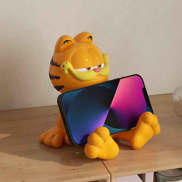 Garfield Desktop-Ornamente, Handyhalterungen, Harz, Kunststoff - Bild 1