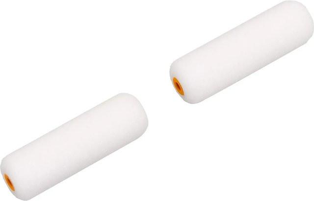 LUX-TOOLS Schaum-Walze Konvex superfein, 2 Stück, Weiß, Breite: 10 cm - Bild 1
