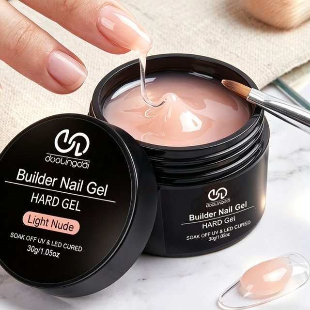 DUOLINGDAI Builder Gel Jelly, Light Nude, Glänzend - Bild 1