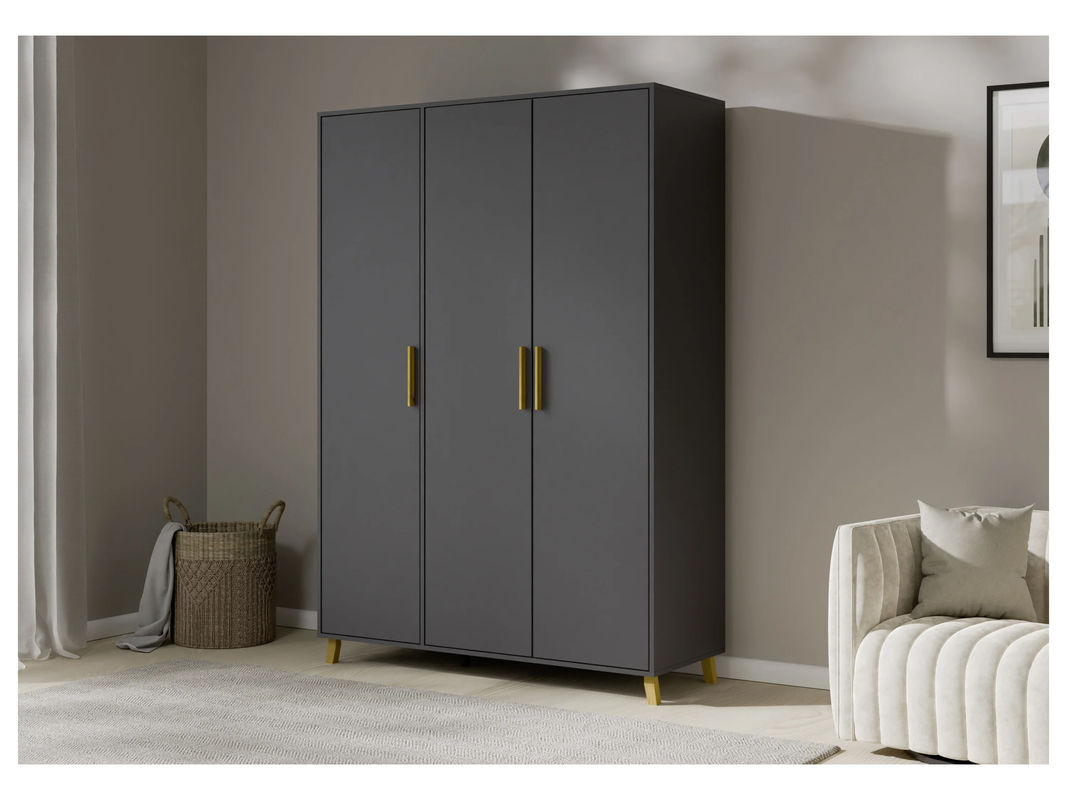 RAUCH BLUE Shinjo Drehtürenschrank in Eiche matt mit integrierten Schubladen, Breite: 140 cm, Höhe: 203 cm, Tiefe: 53 cm - Bild 3