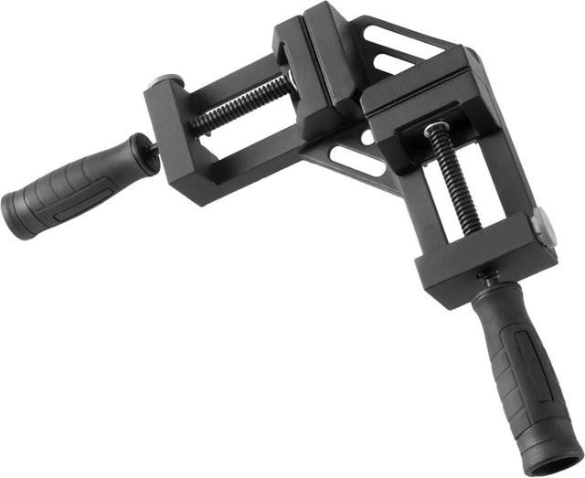 STAHLWERK Doppelgriffwinkelklemme DW 90 St Eckspanner Gehrungszwinge aus Aluminium in Schwarz - Bild 1