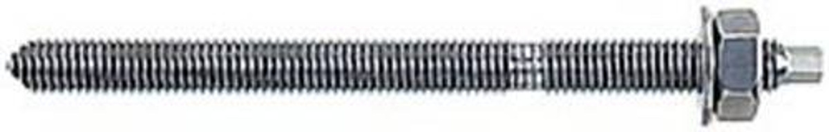 Fischer Ankerstange 96219 RG M 16x190 C aus verzinktem Stahl, Farbe: Silber, 10 Stück, Durchmesser: 18 mm, Länge: 190 mm - Bild 2