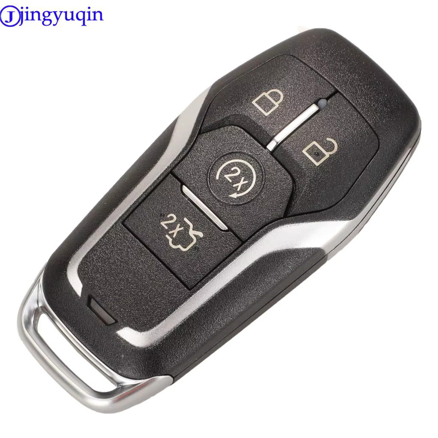 Jingyuqin Smart Key Fernbedienung mit ID49 Chip 4B für Ford Mustang Edge Explorer Fusion Mondeo Kuka 433,92/868 MHz - Bild 2