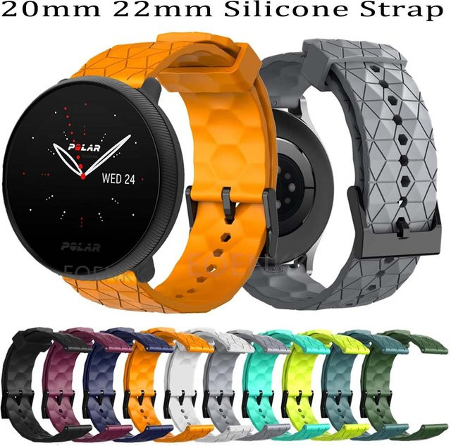 Uhrenarmband Silikon, 20 22mm, Unisex - Bild 1