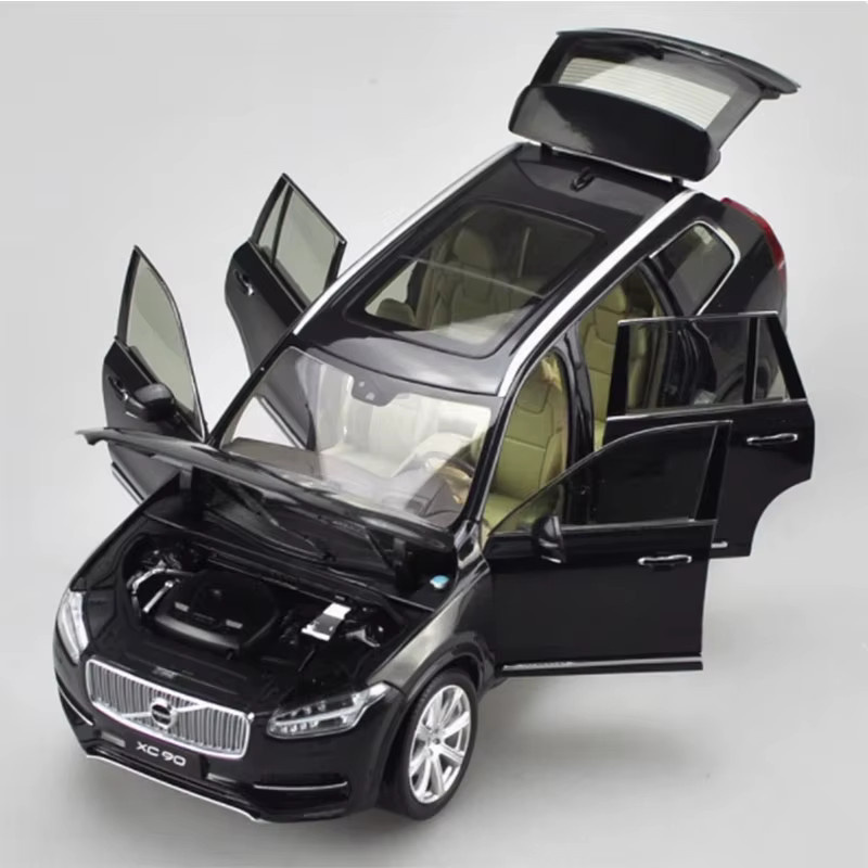 WELLY XC90 SUV, Modellauto, Maßstab 1:18, Metall, Schwarz - Bild 2