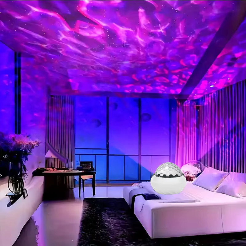 VENUSWING Nordlichtprojektor RGB Aurora Projektionslampe mit Fernbedienung und 360 Grad Drehung in Multicolour - Bild 3
