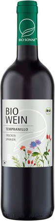 Bio Sonne Tempranillo Vino de la Tierra de Castilla Rotwein trocken 0,75 l