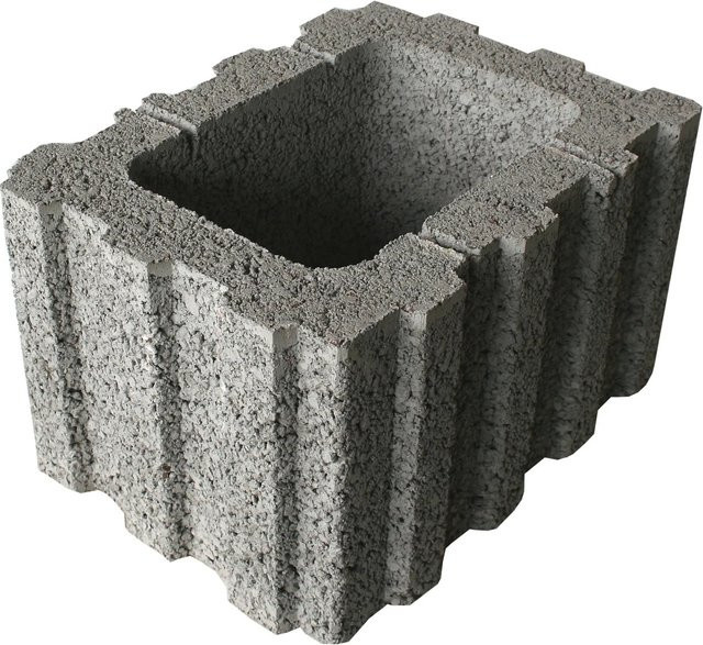 EHL Pflanzstein in Grau B/T/H: 40 x 30 x 25 cm - Bild 1