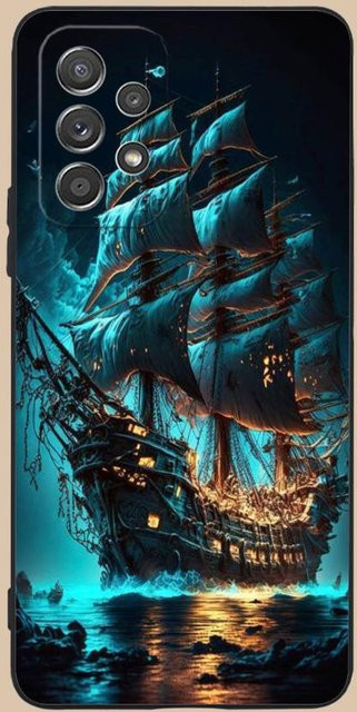 Bunte Piratenkorsar Handyhülle für Samsung Galaxy A56 55 54 53 52 51 36 35 34 23 16 15 5G - Bild 1
