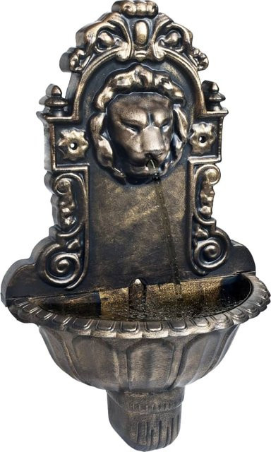 Wandbrunnen Löwenkopf im Vintage-Design von vidaXL in Bronze Braun - Bild 1