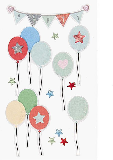 Rico Design Paper Poetry 3D Sticker Luftballons - Bild 1