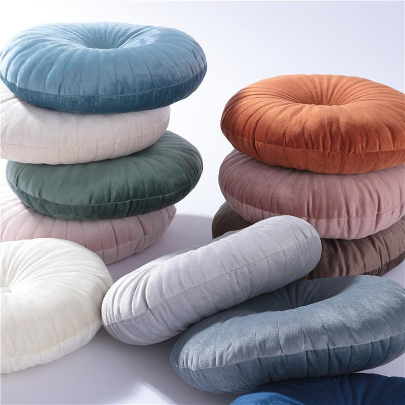 Runder Tatami Pouf Yiran Bag als weiches Sitzkissen in Pink, Durchmesser: 35 cm - Bild 2