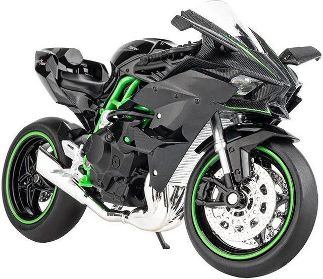 Ninja H2R Motorrad, Spielzeug, 1:12, Licht und Sound, schwarz, ab 14 Jahren - Bild 1