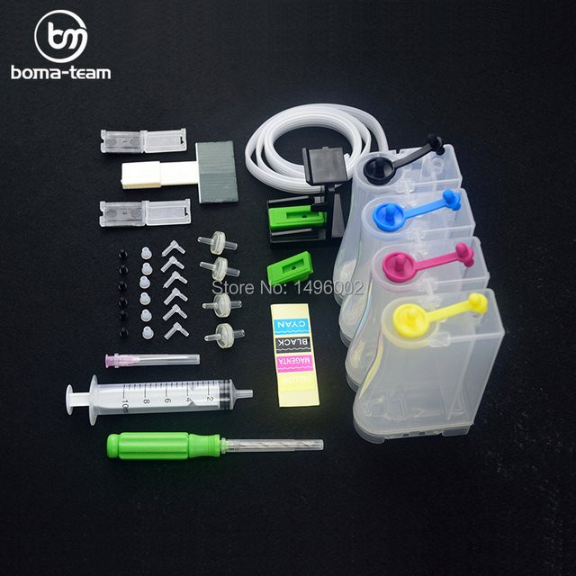 Boma-Team Universelles 4-Farben Kontinuierliches Tintenversorgungssystem CISS für HP Canon Brother und Epson Tintenstrahldrucker - Bild 1