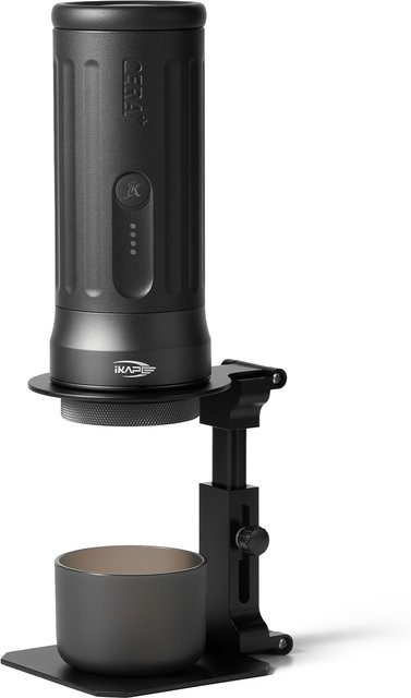 IKAPE Kapo K2 Tragbare Kaffeemaschine mit Klappständer und Zubehör Set in Schwarz - Bild 1